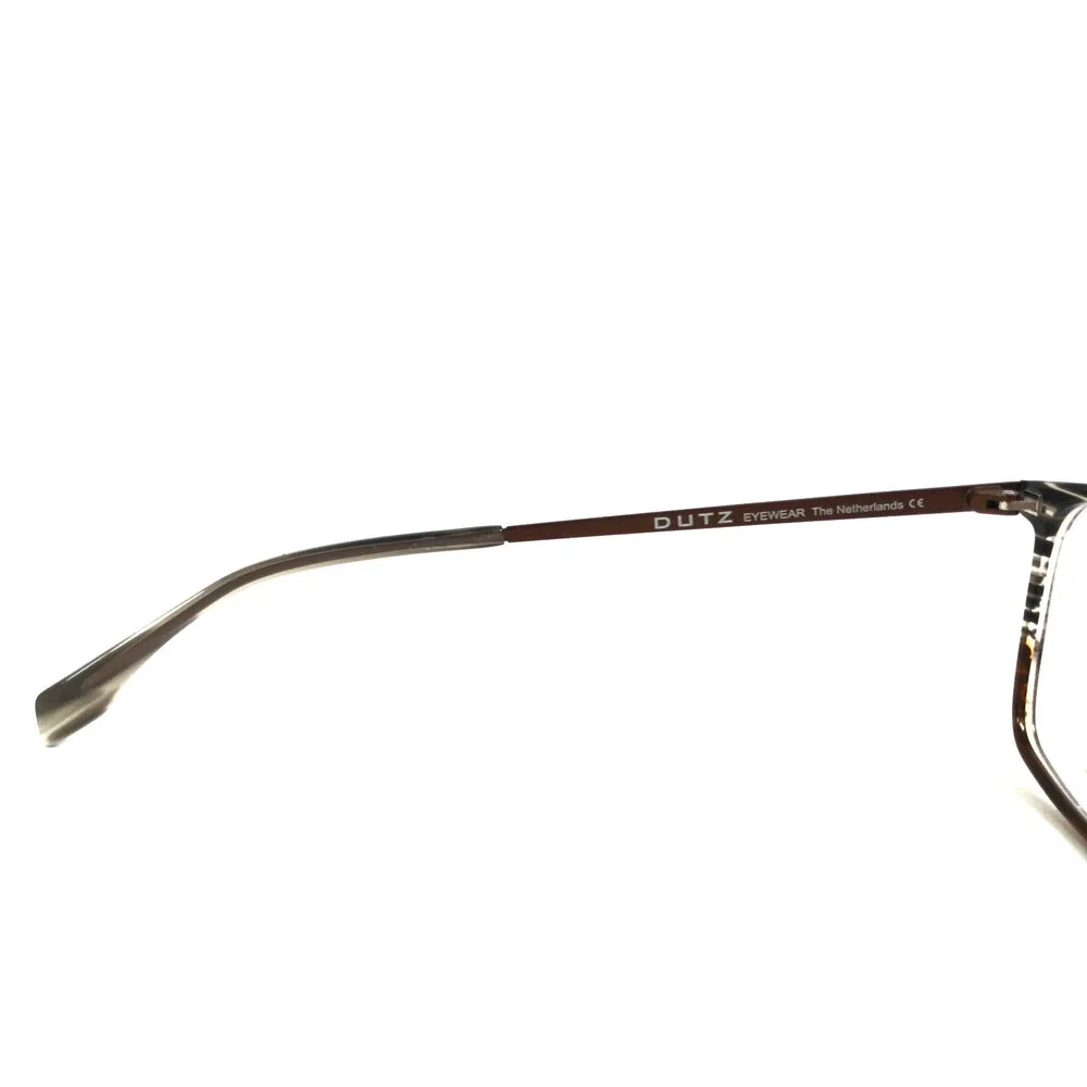 Dutz Eyeglasses Frames DZ2286 Col. 35 Brown Gray Rectangle Full Rim 54-17-145